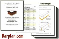 Easy Home Bar Plans Sample Plans Set